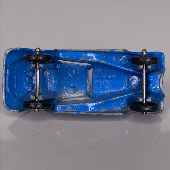 Tootsie Toy Mercedes Benz Coupe Blue - Picture 7 of 7